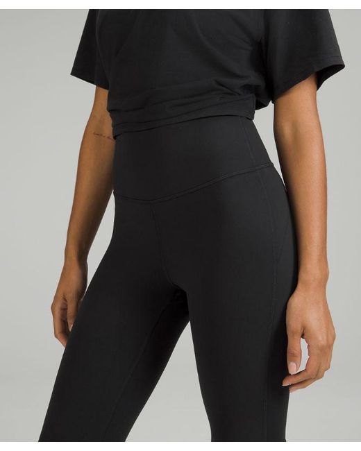lululemon athletica Groove Super-high-rise Flared Pants Nulu Regular - Color Black - Size 18