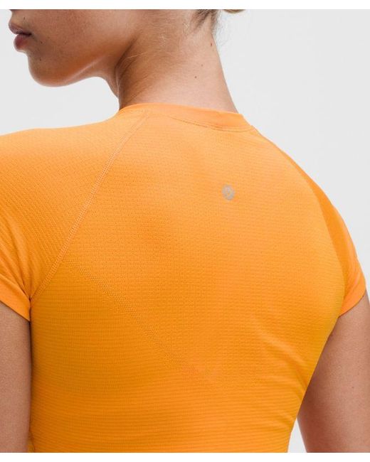 lululemon athletica Red – Swiftly Tech Cropped Short-Sleeve Shirt 2.4 – – Size 4
