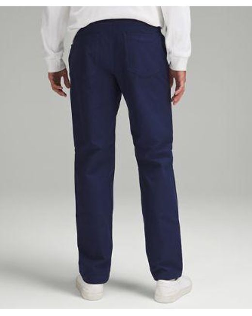 lululemon athletica Blue Abc Classic-fit 5 Pocket Pants 32"l Utilitech for men