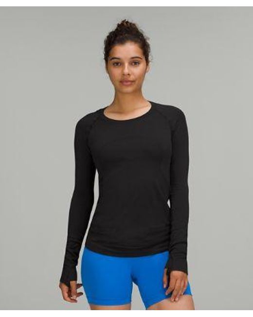 lululemon athletica Black – Swiftly Tech Long-Sleeve Shirt 2.0 – –