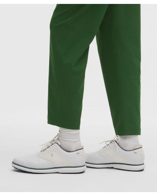 lululemon athletica Green – Stretch Golf Pants Regular Stitched Logo – – Size 28
