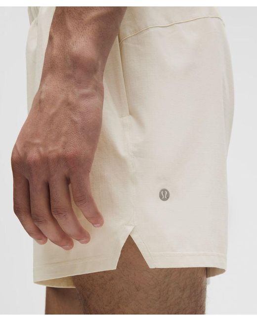 lululemon athletica Natural Mile Maker Ripstop Linerless Short 6" for men
