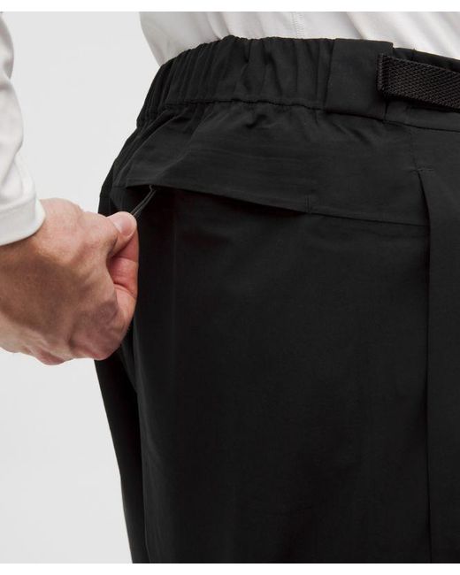 lululemon athletica Black Waterproof Golf Pant for men