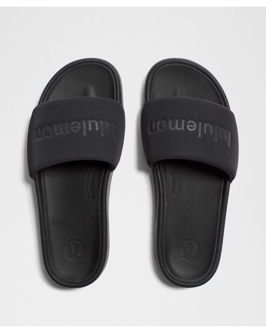 lululemon athletica Black Restfeel Slide