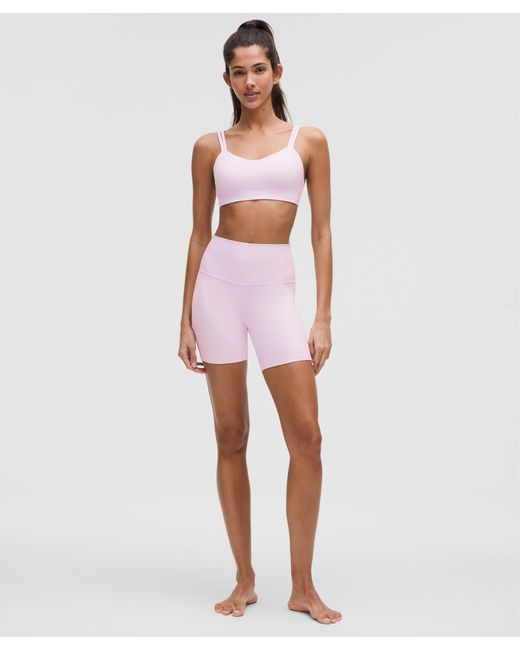 lululemon athletica Pink Align High-Rise Short 6"