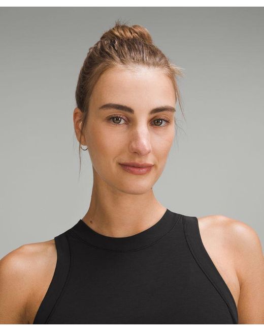 lululemon athletica Black Soft Jersey Training Tank Top