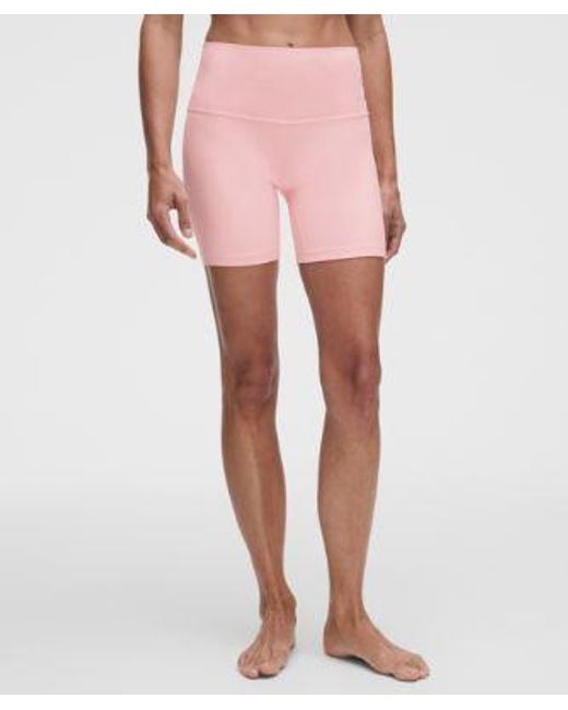 lululemon athletica Pink – Align High-Rise Shorts – 6" – – Size 14