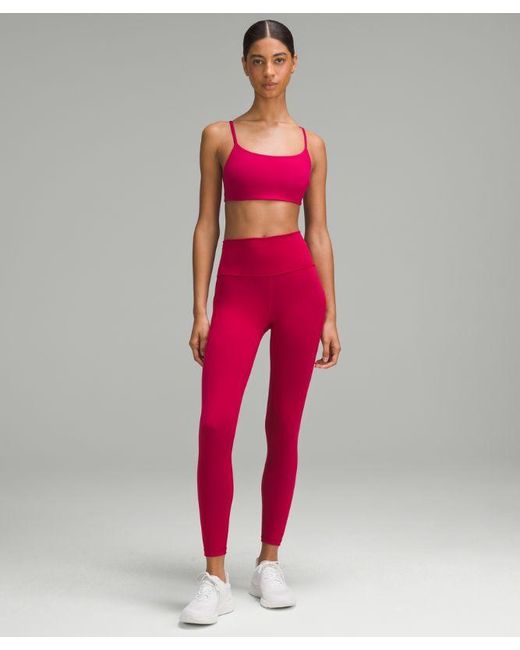 lululemon athletica Pink – Wunder Train High-Rise Tight Leggings With Pockets – 25" – – Size 4