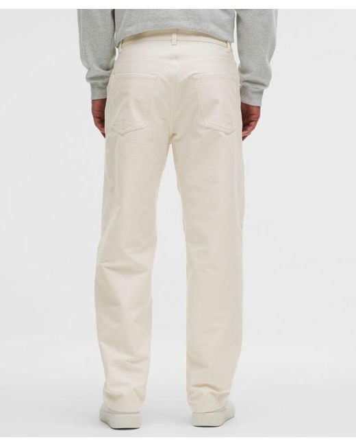 lululemon athletica White – Easyfive Loose-Straight Trousers 30L – – Size 12 for men