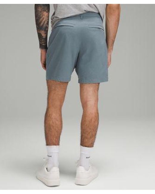 lululemon athletica Blue Abc Classic-fit Shorts 7" Wovenair for men