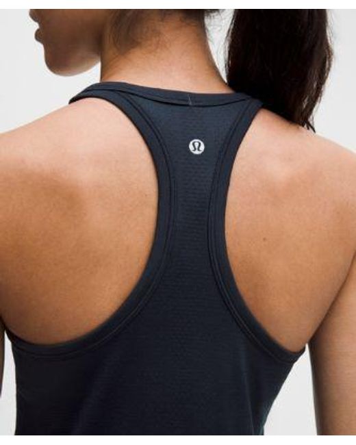 lululemon athletica Blue – Swiftly Tech Round-Neck Racerback Tank Top 2.4 Waist Length – – Size 4