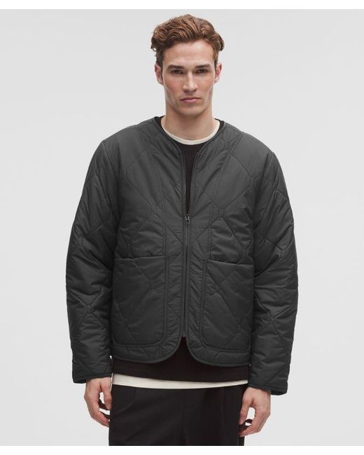 lululemon athletica Gray – Diamond- Liner Jacket – – Size Large for men