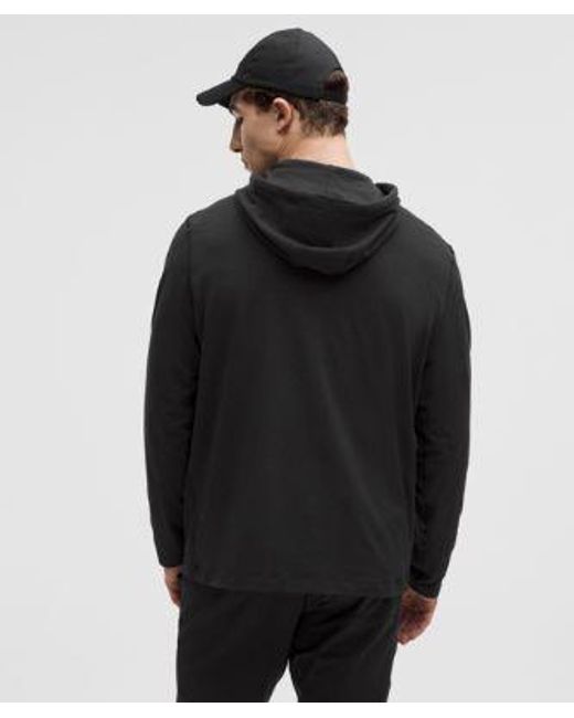 lululemon athletica Gray Soft Jersey Pullover Hoodie for men