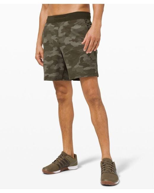 lululemon athletica Green – T.H.E. Linerless Shorts – 7" – Color Camo/ – for men