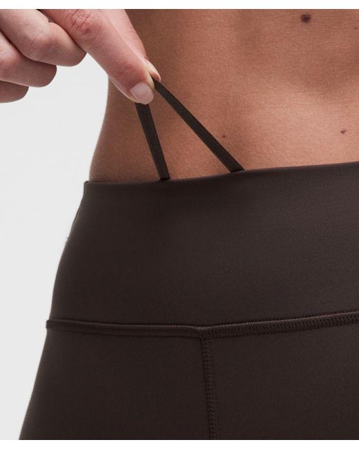 lululemon athletica Black Fast And Free 6-Pocket High-Rise Crop 23"