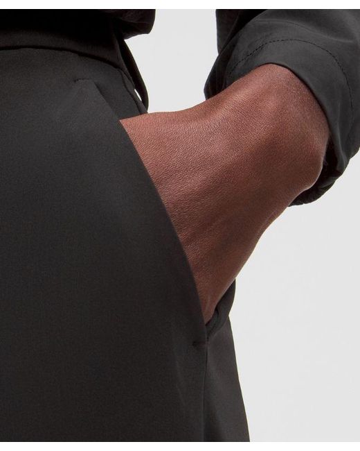 lululemon athletica Black – Daydrift High-Rise Straight-Leg Trousers Short – – Size Large