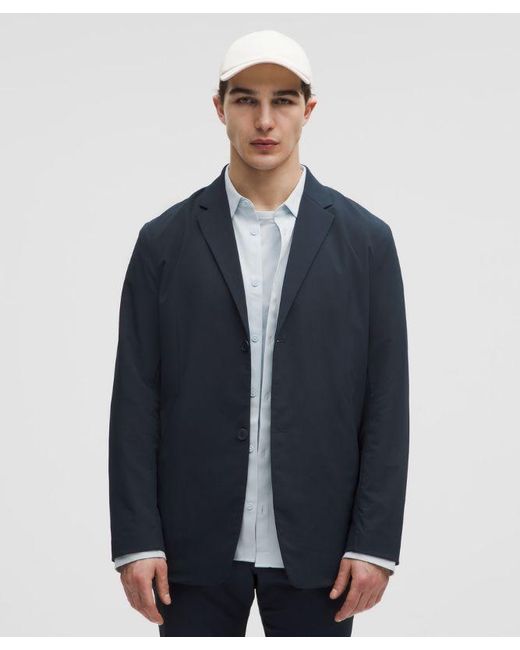 lululemon athletica Blue New Venture Button-Front Blazer for men