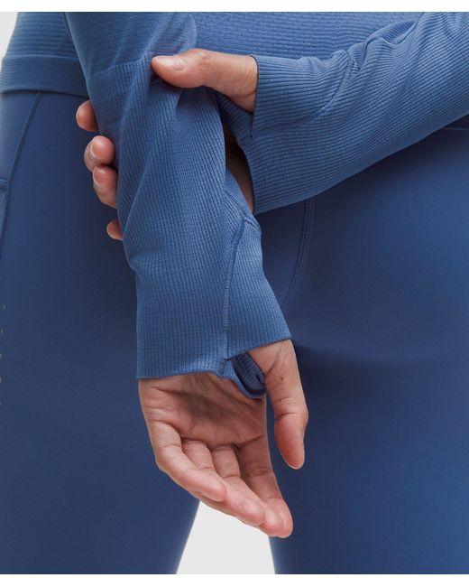 lululemon athletica Blue Swiftly Tech Long-Sleeve Shirt 2