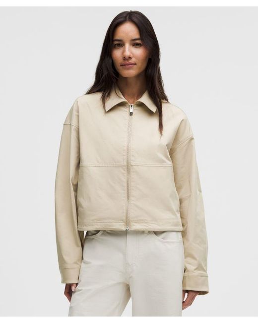 lululemon athletica Natural Twill Collared Jacket