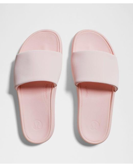 lululemon athletica Brown – Restfeel Slides – – Size 14