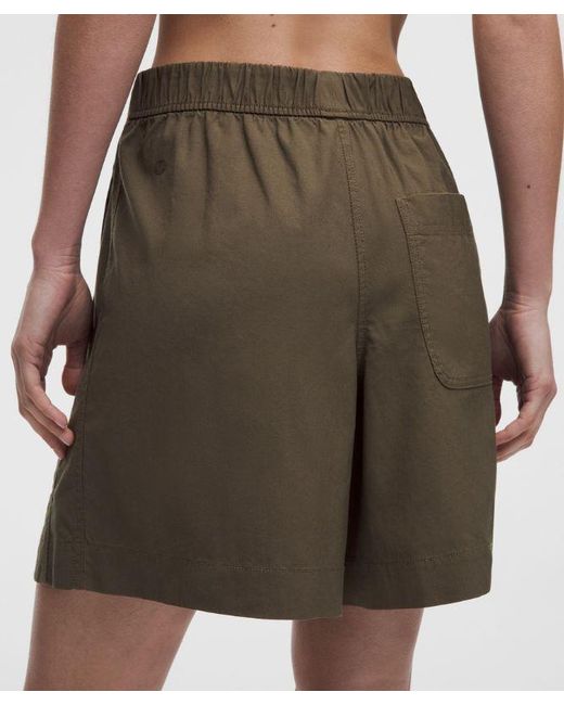 lululemon athletica Multicolor Lululinen High-Rise Relaxed-Fit Short 7"