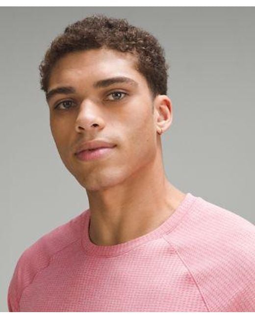 lululemon athletica Pink – Metal Vent Tech Short-Sleeve Shirt – – for men