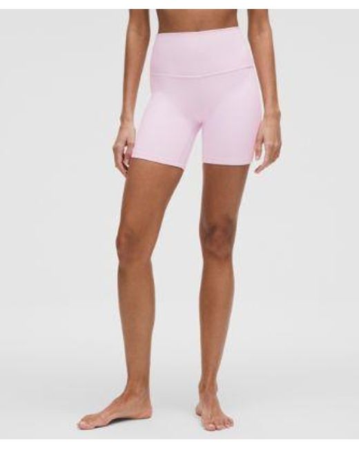 lululemon athletica Pink Align High-Rise Short 6"