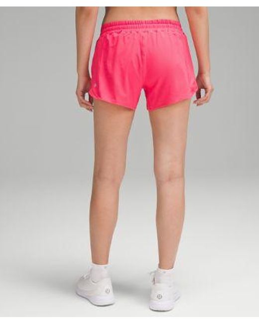 lululemon athletica Hotty Hot Low-rise Lined Shorts - 4" - Color Neon/pink - Size 0