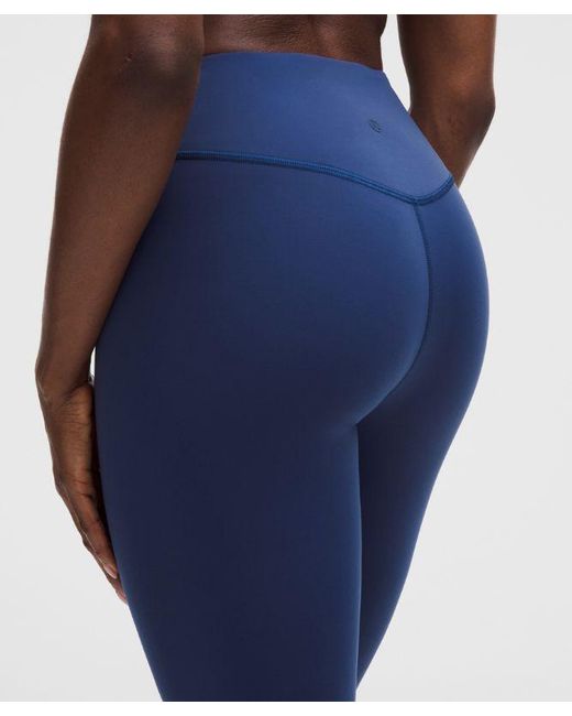 lululemon athletica Blue – Wunder Under Smoothcover High-Rise Tight Leggings – 25" – – Size 4