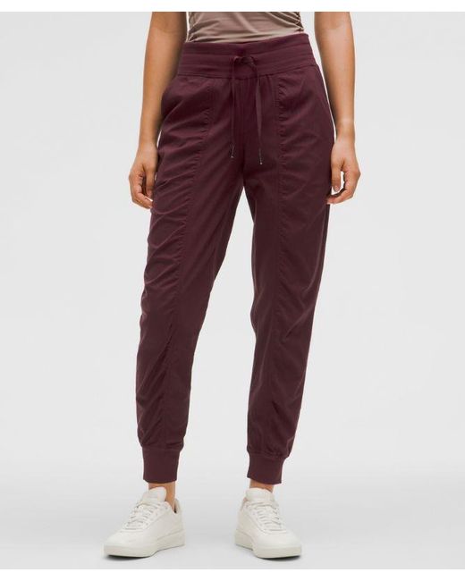 lululemon Dance Studio Mid Rise Joggers Full Length in Red Lyst UK