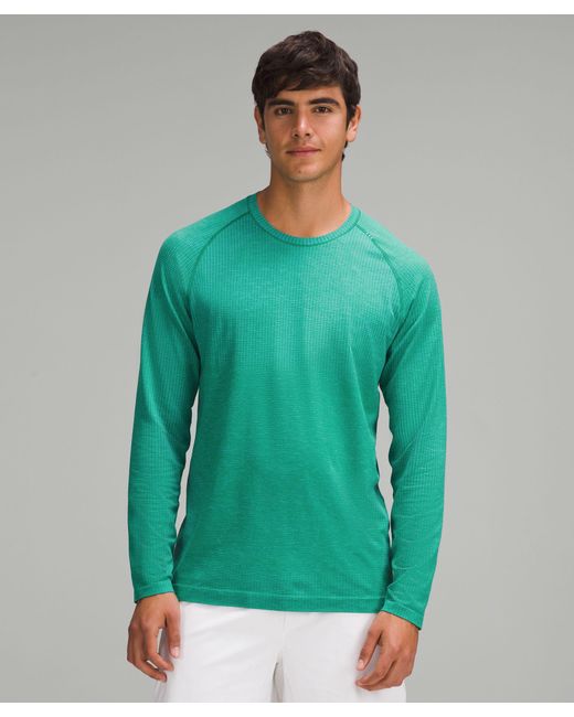 lululemon athletica Green Metal Vent Tech Long-sleeve Shirt
