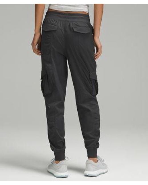 lululemon athletica Black Dance Studio Relaxed-fit Mid-rise Cargo Joggers