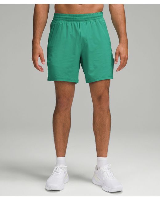 lululemon athletica Green Pace Breaker Linerless Shorts 7" for men