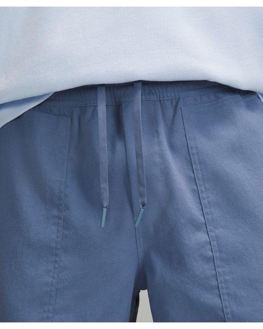 lululemon athletica Blue Relaxed-fit Pull-on Shorts 7" Light Woven for men