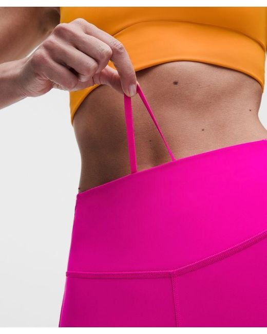 lululemon athletica Pink – Fast And Free High-Rise Tight Leggings 5 Pocket – 25" – – Size 14