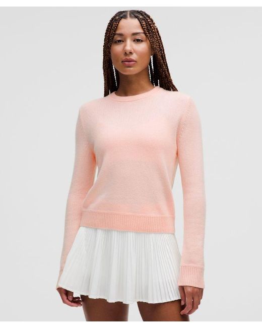 lululemon athletica Multicolor Cashmere Slim-Fit Crewneck Sweater