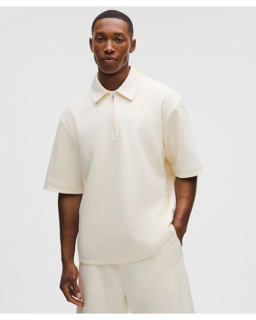 lululemon athletica Natural Grand Standard Short-Sleeve Polo for men