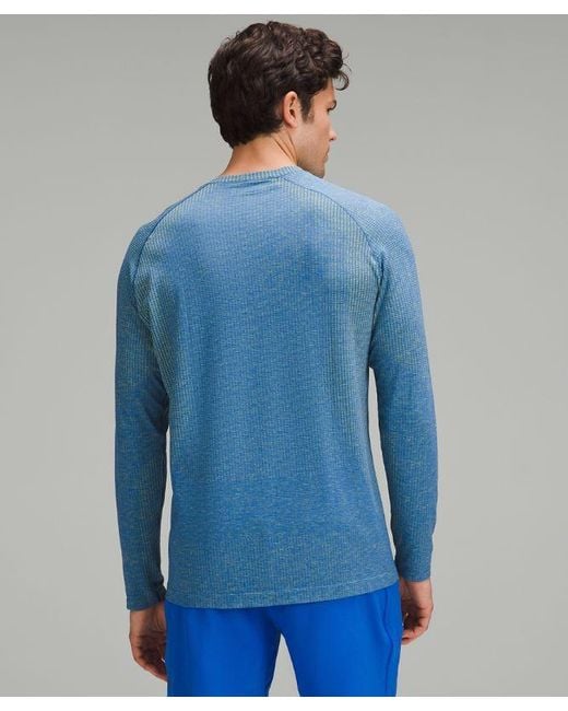 lululemon athletica Blue – Metal Vent Tech Long-Sleeve Shirt – / – for men