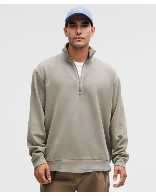 lululemon athletica Gray – Steady State Half Zip Sweatshirt Wash – – Size Small for men