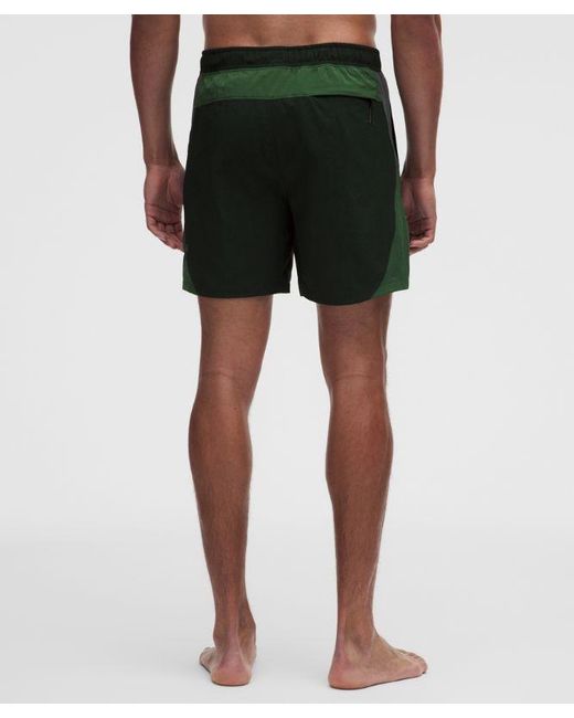 lululemon athletica White Crinkle Nylon Swim Short 7" for men
