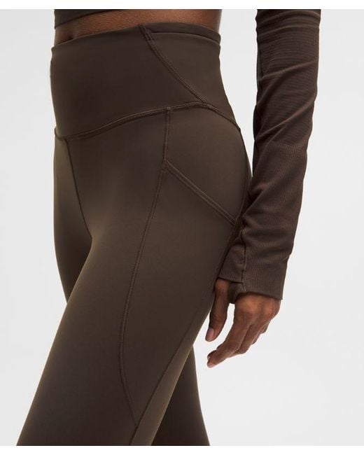 lululemon athletica White – Fast And Free High-Rise Tight Leggings 5 Pocket – 25" – – Size 4