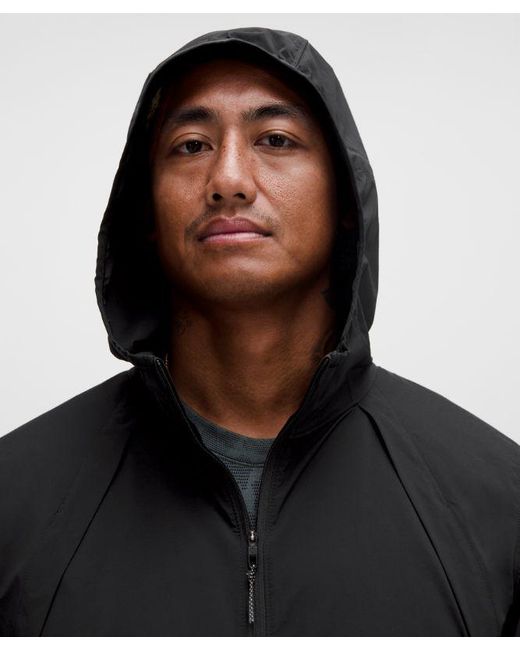 lululemon athletica Black Fast And Free Packable Jacket for men