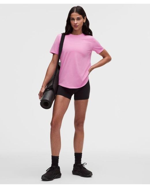 lululemon athletica Pink – Love Crewneck T-Shirt – – Size 4