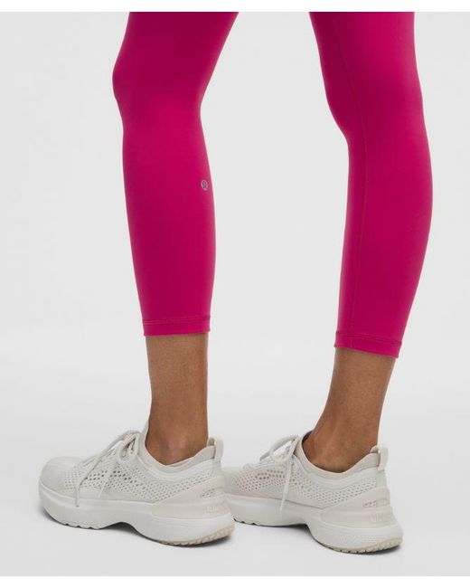 lululemon athletica Pink Wunder Train High-Rise Crop With Pockets 23"