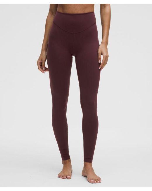 lululemon athletica Purple Wunder Under Smoothcover High-Rise Leggings 28"