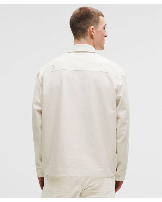 lululemon athletica Natural – Utilitech Twill Chore Coat – – Size Large for men
