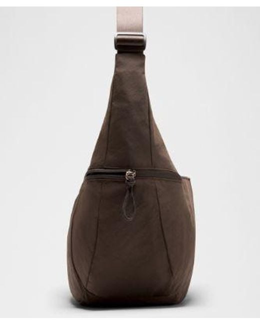 lululemon athletica Brown Large Slouchy Sling Bag 13L