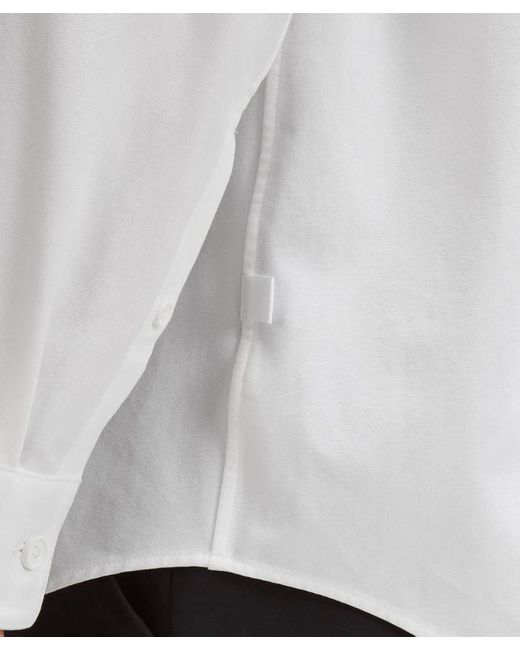 lululemon athletica New Venture Classic-fit Long-sleeve Shirt - Color White - Size L for men