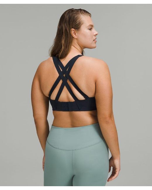 lululemon athletica Blue Energy Sports Bra High Support