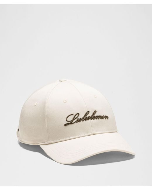 lululemon athletica White Structured Ball Cap